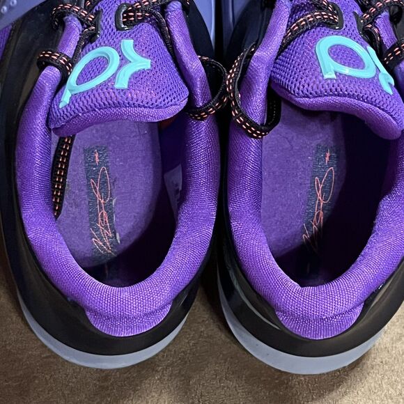 NIKE KD VII Shoes Purple 669942-500 Youth Kevin Durant Size 5.5Y NICE! - Picture 4 of 9